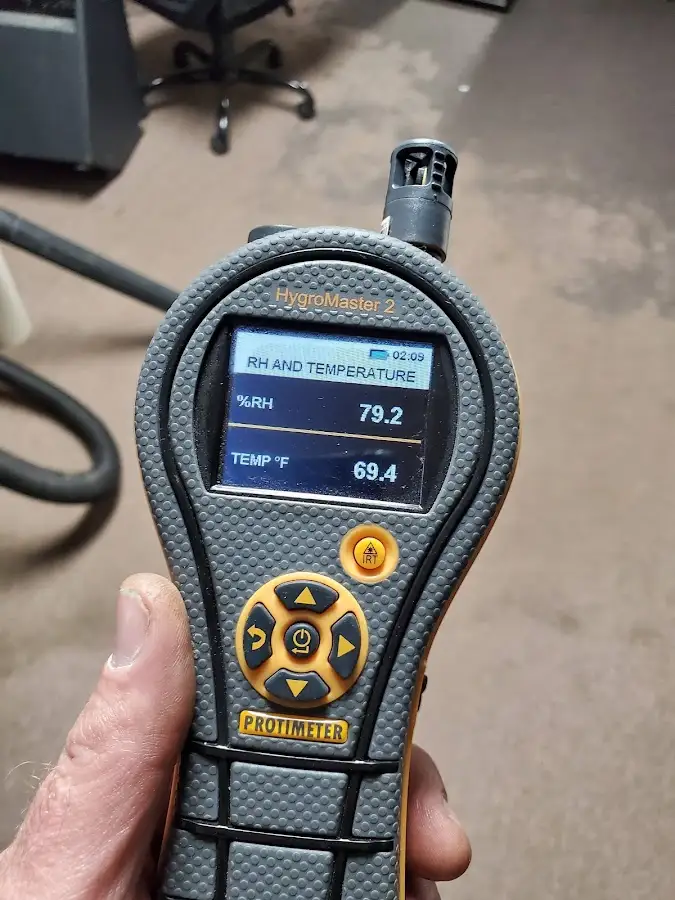 Moisture meter humidity assessment for Mold Remediation & Removal in Hapeville